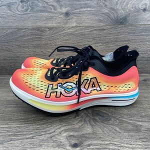 Hoka Cielo Flyx Men's Running Spikes Shoes Orange Yellow Blue Size 10.5